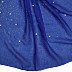 Rain drop hijab with big and small dew drop beats - Blue